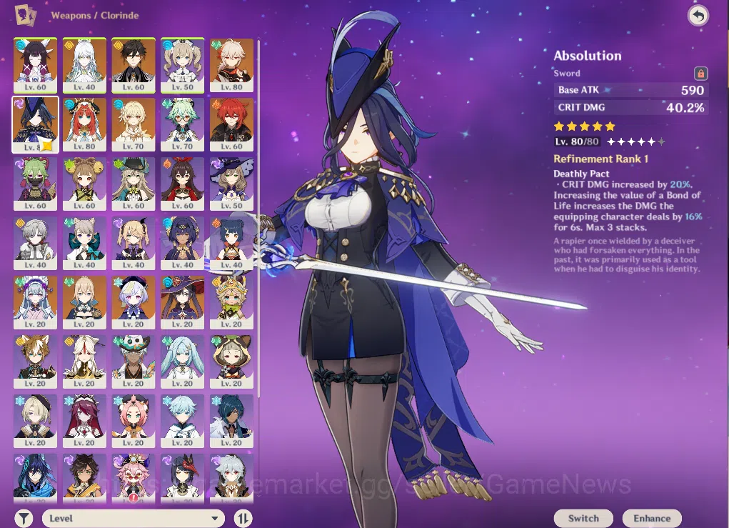 Genshin Impact Accounts ASIA|AR 53|6 Limited +3(*5Weapon)|Zibai,Columbina, image 3