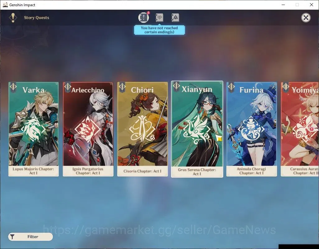 Genshin Impact Accounts ASIA|AR 55|5 Limited+1(*5Weapon)|Zibai,Skirk,Muala image 11