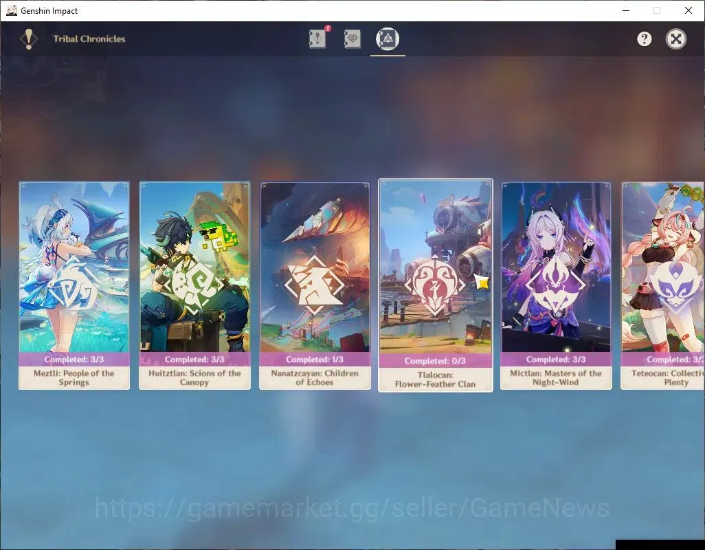 Genshin Impact Accounts ASIA|AR 55|5 Limited+1(*5Weapon)|Zibai,Skirk,Muala image 13