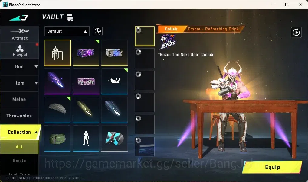Blood Strike Accounts Starter ASIA | ULTRA Striker: ZERO-Nullifier|1 Legendary Gun: MCX-Radiance |1 Name Change Card|Check 5