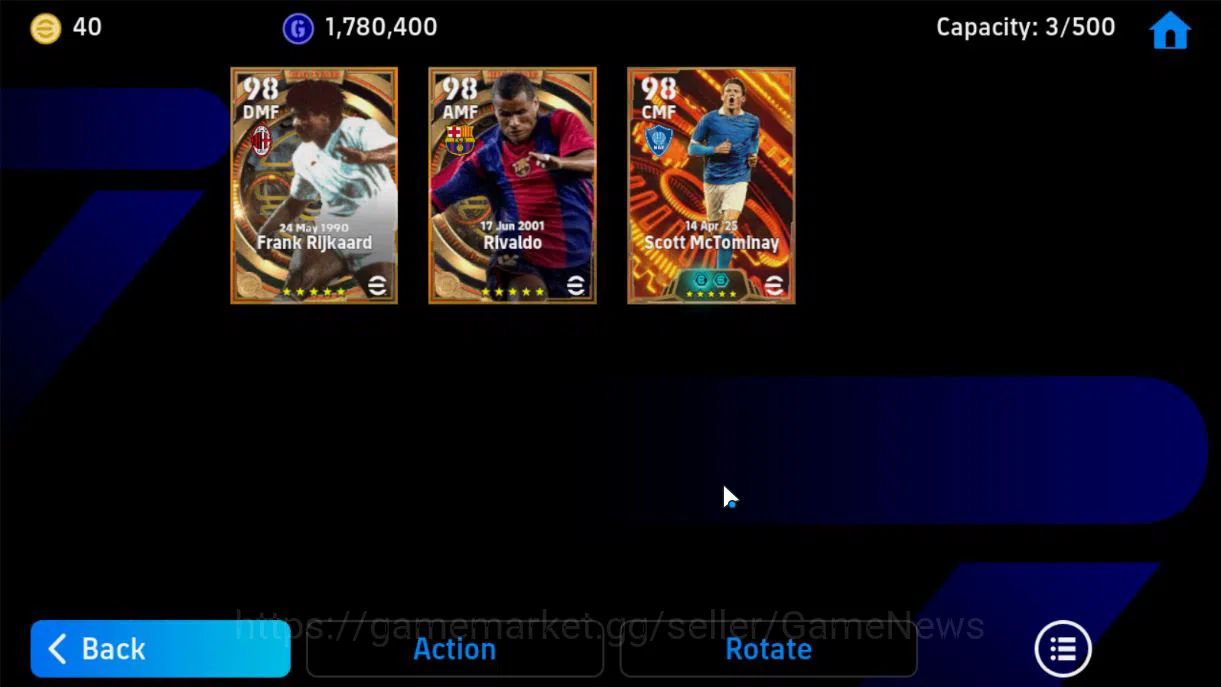 eFootball Accounts Mobile|BigTime(FrankRijkaard,Rivaldo,ScottMcTomina image 15