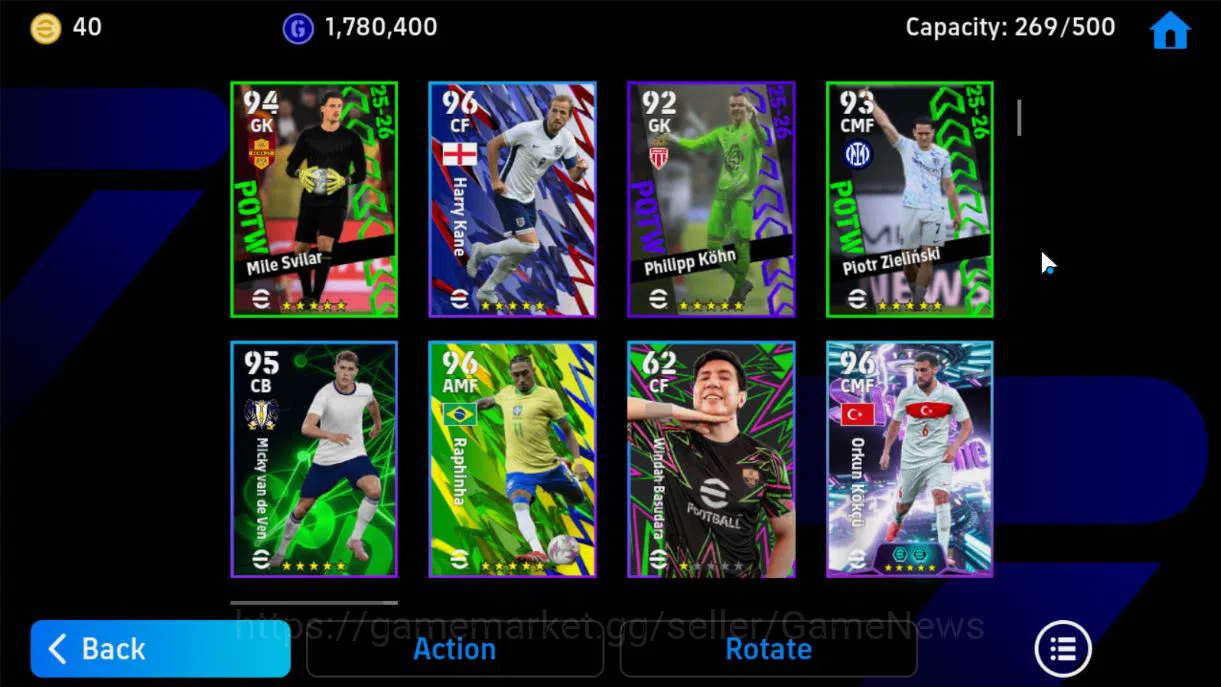 eFootball Accounts Mobile|BigTime(FrankRijkaard,Rivaldo,ScottMcTomina image 2