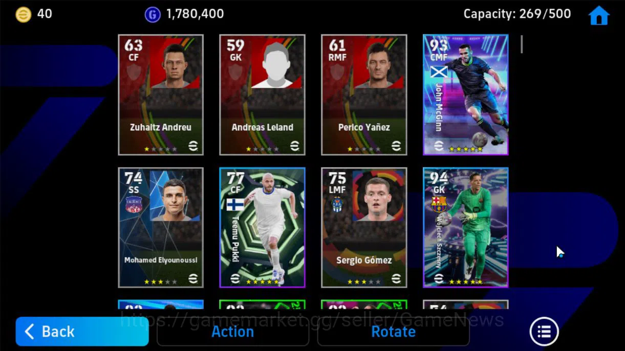 eFootball Accounts Mobile|BigTime(FrankRijkaard,Rivaldo,ScottMcTomina image 4