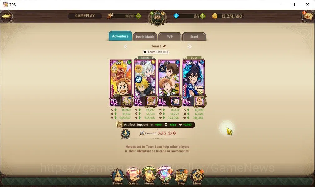 The Seven Deadly Sins: Grand Cross Accounts Asia|5,4 M CC|3 LR+8 UR+Many Collab|Roxy2/6,Reinha image 12
