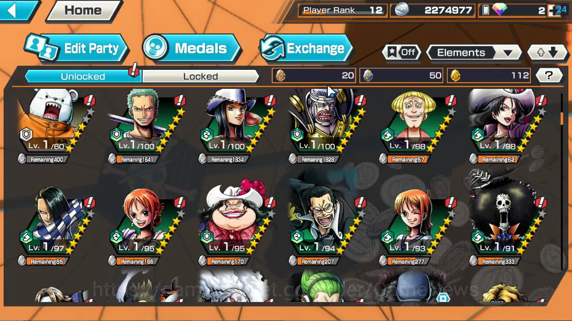 One Piece Bounty Rush Accounts Global|4 EX 1Max|TFE Marshal D.Teach,Bp Kuzan,GP E image 7