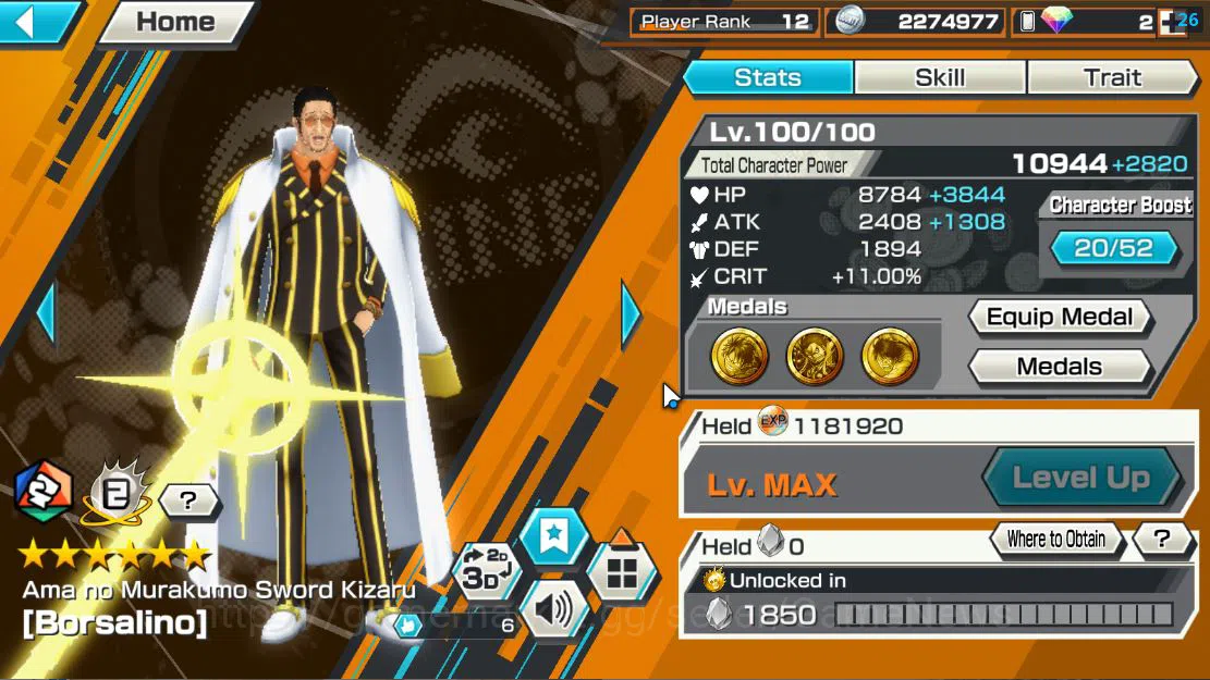 One Piece Bounty Rush Accounts Global|4 EX 1Max|TFE Marshal D.Teach,Bp Kuzan,GP E image 9