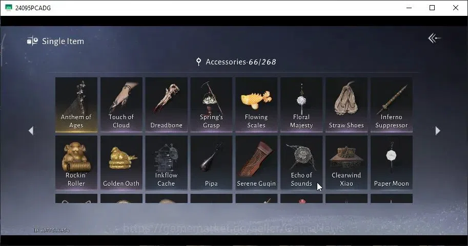 Where Winds Meet Accounts GLOBAL|Lv 95|28,6k GS|Blazing Passes|47k Echo Shade|Peaceful Life Set,Jianghu Wanderer Set|Anthem 18