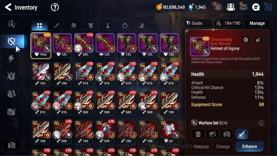 Epic Seven Accounts GLOBAL Unverif|New Era|8 ML(BArunka,LOTScales,BM H image 12