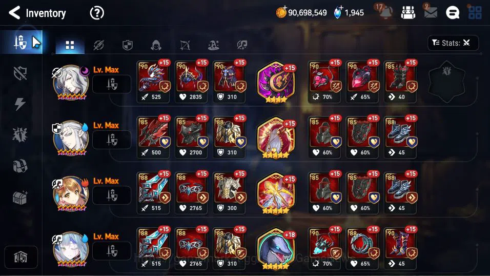 Epic Seven Accounts GLOBAL Unverif|New Era|8 ML(BArunka,LOTScales,BM H image 13