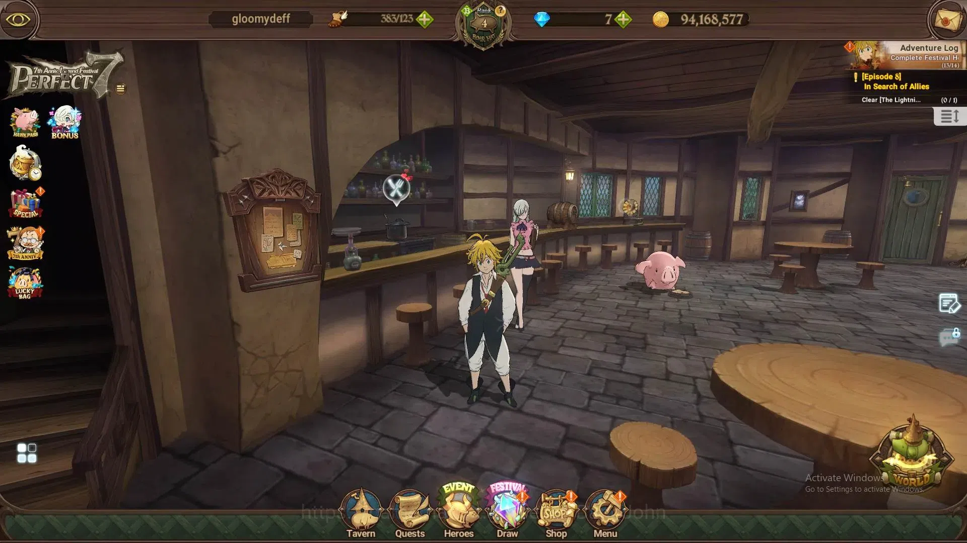 The Seven Deadly Sins: Grand Cross Accounts Others Global |989K CC |1LR(Eliza)+LS 113|2UR+UR selector|,Collab 14