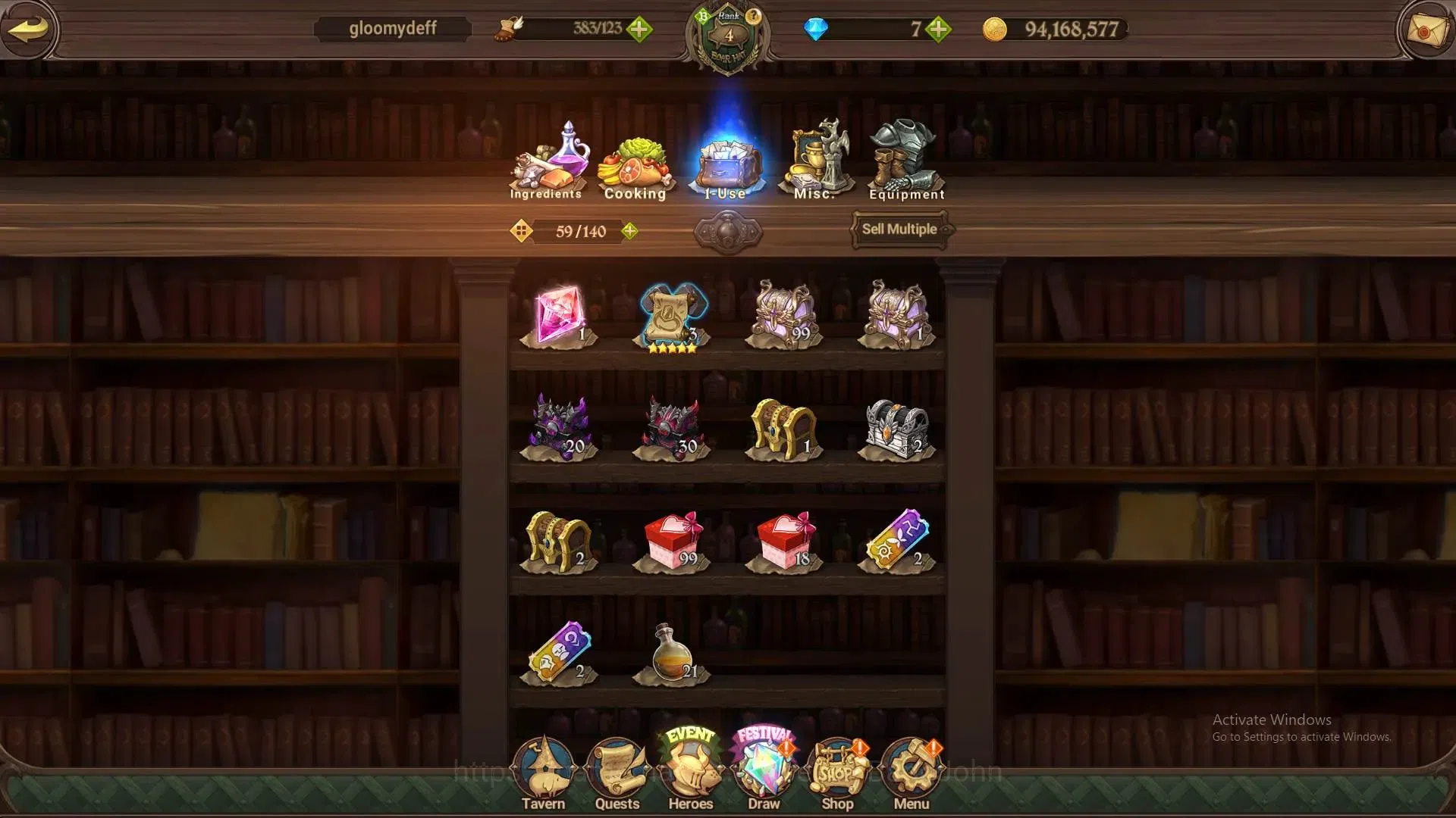 The Seven Deadly Sins: Grand Cross Accounts Others Global |989K CC |1LR(Eliza)+LS 113|2UR+UR selector|,Collab 3