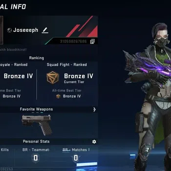 Blood Strike Accounts Starter ASIA|Fresh Acc. |Eternal Kala - Whisper (Lv2, Kill Broadcast) | L3, Bronze IV