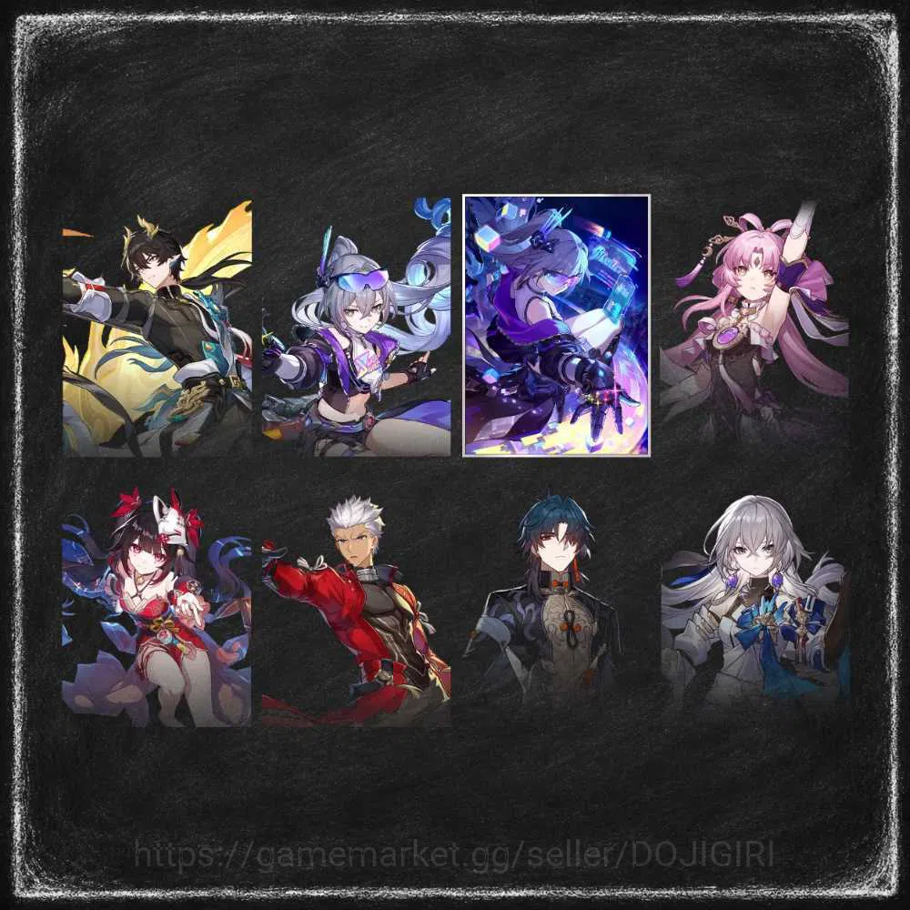 Honkai Star Rail Accounts Starter ASIA | TL 4 | Silver Wolf Lv.999 + Sign Welcome to the Cosmic City, Archer, Sparkle, Dan 1