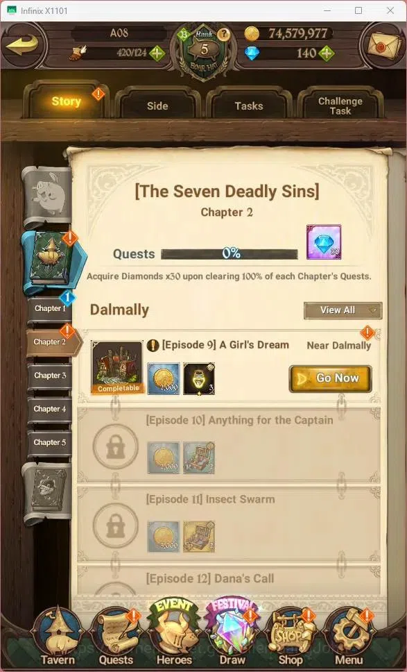 The Seven Deadly Sins: Grand Cross Accounts ASIA | 555 CC| 140 DM|UR Mesis 2/6,Skuld 1/6, YKL  image 6