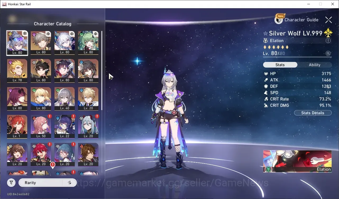 Honkai Star Rail Accounts Others Asia|TL 67|9 Limited (Saber,DHPT,Gilgamesh)+Sign SW999,YaoGuang,Huohuo,Hysilens,Kafka,Saber 1