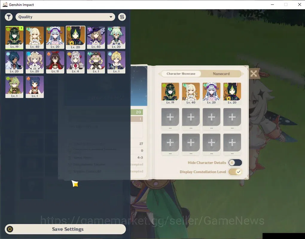 Genshin Impact Accounts Starter Account | ASIA | AR 20 | BD Unset | 1 Limi image 1