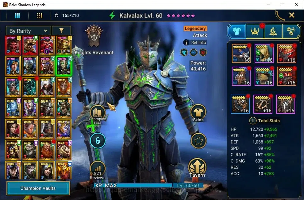 Raid: Shadow Legends Accounts Lv55 1,3M Power|3 Mythic(Komidus,Androc,Tholin)28  image 10