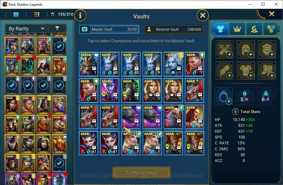 Raid: Shadow Legends Accounts Lv55 1,3M Power|3 Mythic(Komidus,Androc,Tholin)28  image 15