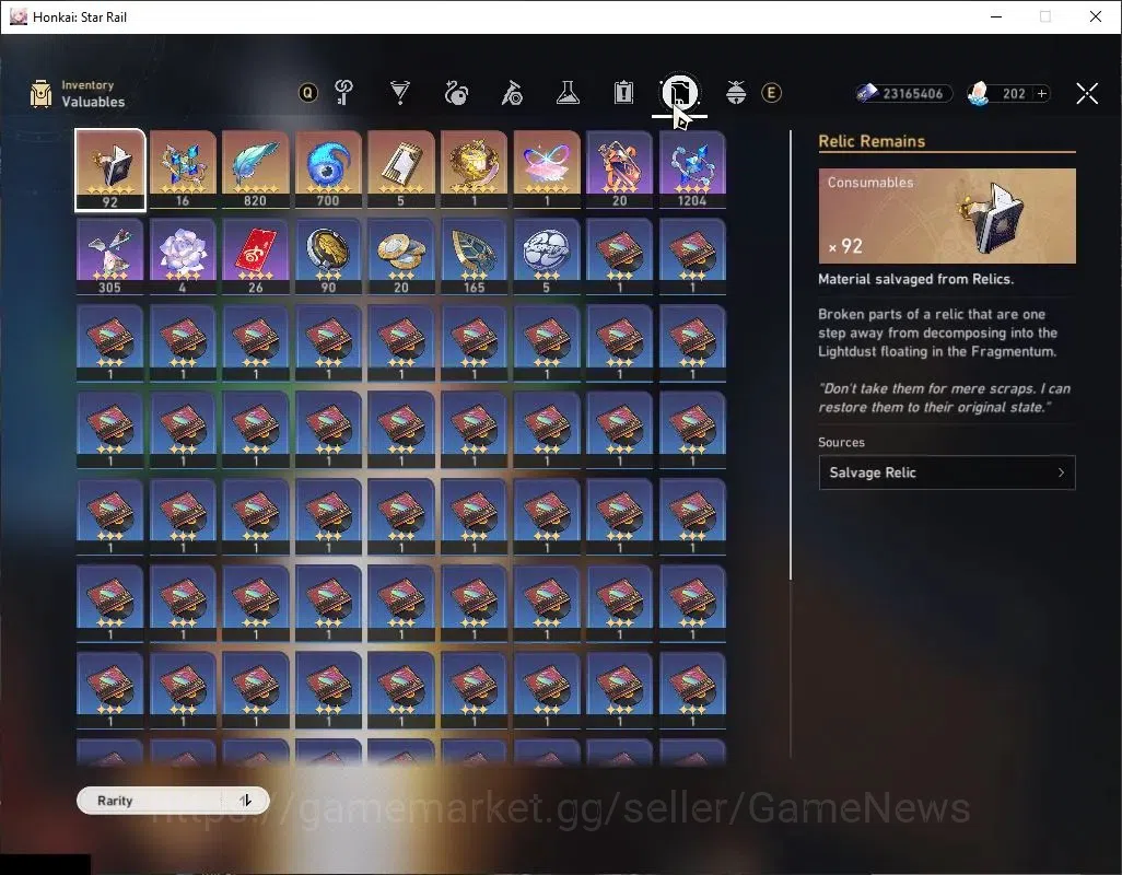 Honkai Star Rail Accounts Asia|TL 60|15 Limited|Castorice&Archer PremTeam|(C image 12