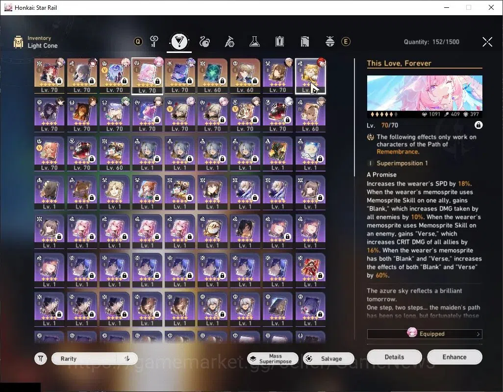Honkai Star Rail Accounts Asia|TL 60|15 Limited|Castorice&Archer PremTeam|(C image 7