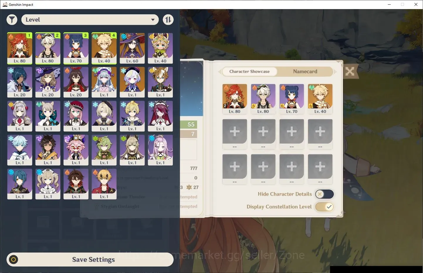 Genshin Impact Accounts Others ASIA|AR 55|1Limit MavuikaC2 + chrSTD BennetC6,XianglingC6,Amber Etc|MC 1