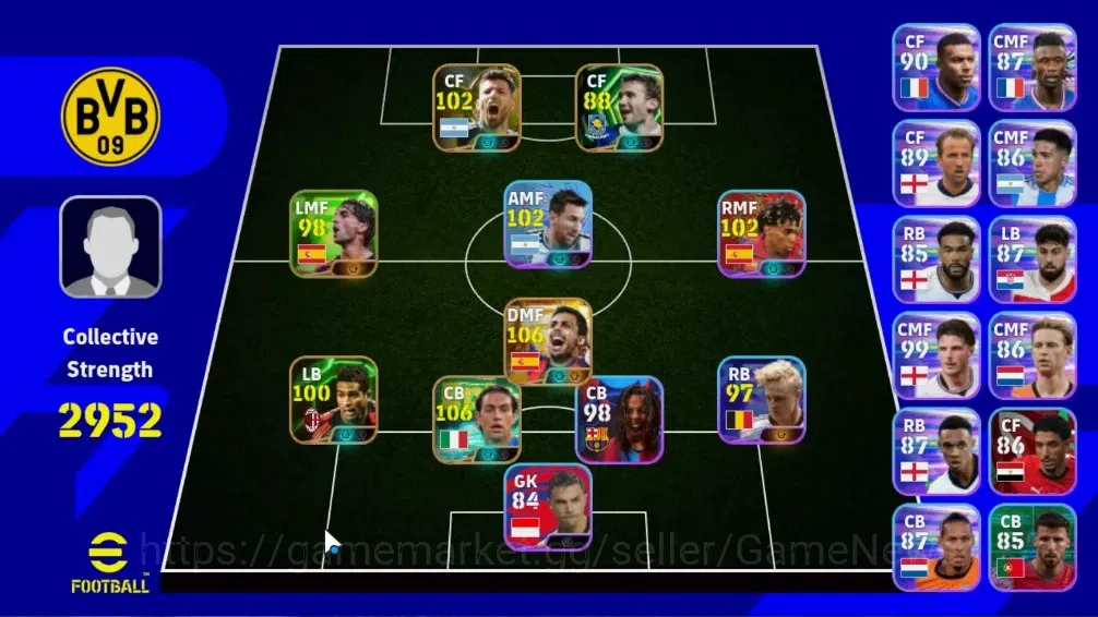 eFootball Accounts Legends & Iconic Players Android|Big Time Rodri 19 Jul'26|Epic Alessandro Nesta,Sergio 1