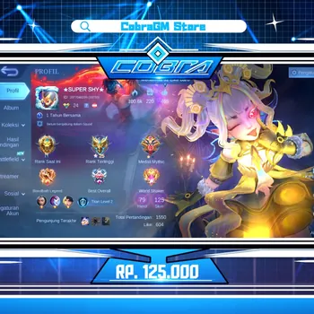 Mobile Legends: Bang Bang Accounts Others Akun Mobile Legends Skin 125 - Grand 2 - Exquisite 2 - Epic 14 - Special 31