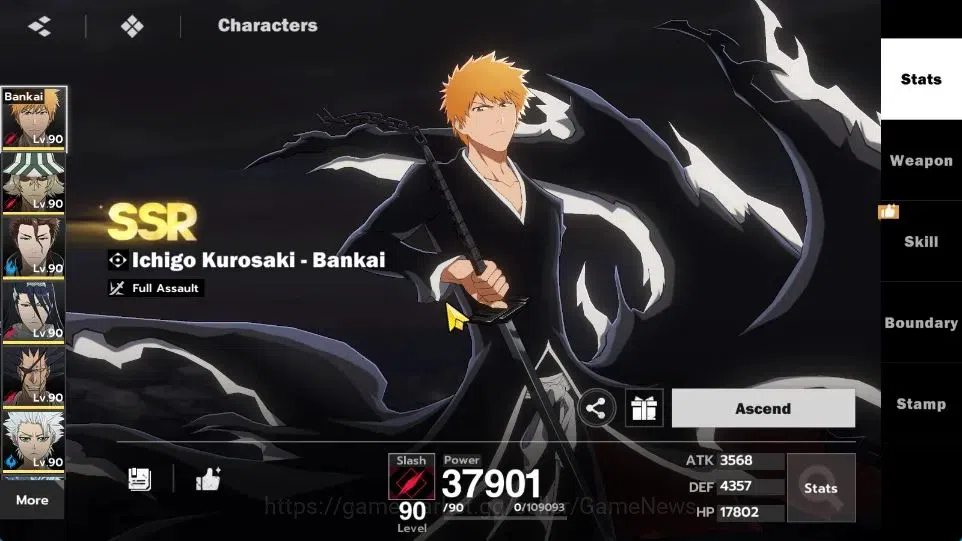 BLEACH: Soul Resonance Accounts NuverseSEA|LV 67|12 SSR [(Ichig,UrahB2,Aizen,Byaku image 3