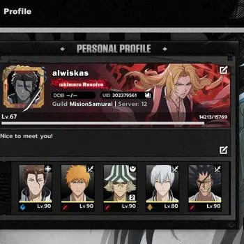 BLEACH: Soul Resonance Accounts NuverseSEA|LV 67|12 SSR [(Ichig,UrahB2,Aizen,Byaku image 1