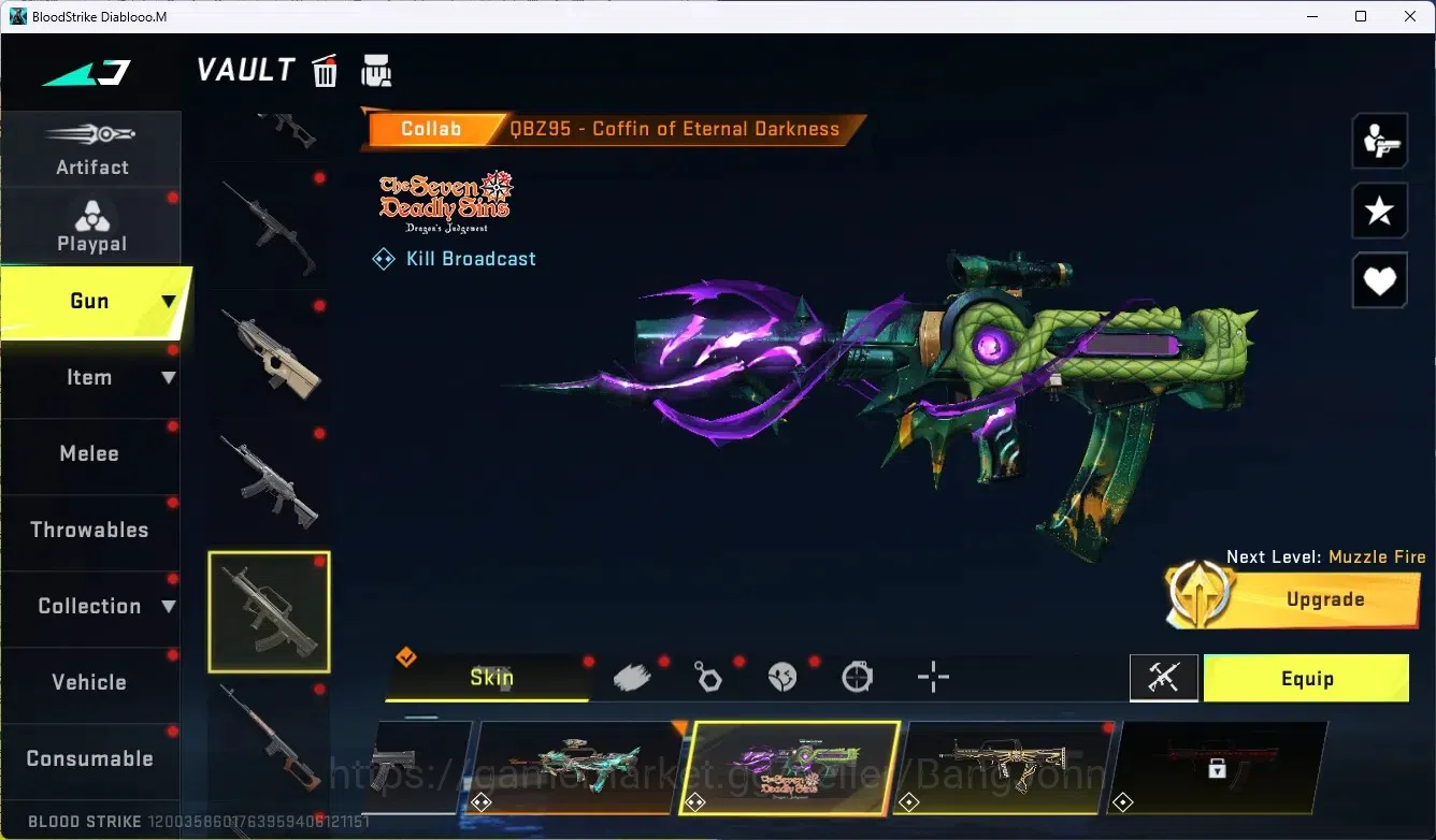 Blood Strike Accounts ASIA |1 Eternal: Desert Eagle-Scorpius |5 Collab G image 12