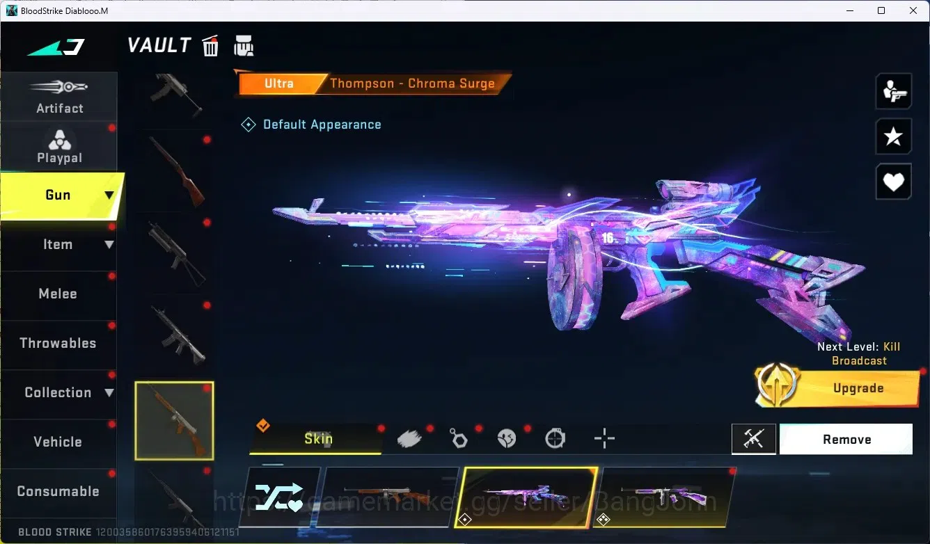 Blood Strike Accounts ASIA |1 Eternal: Desert Eagle-Scorpius |5 Collab G image 15