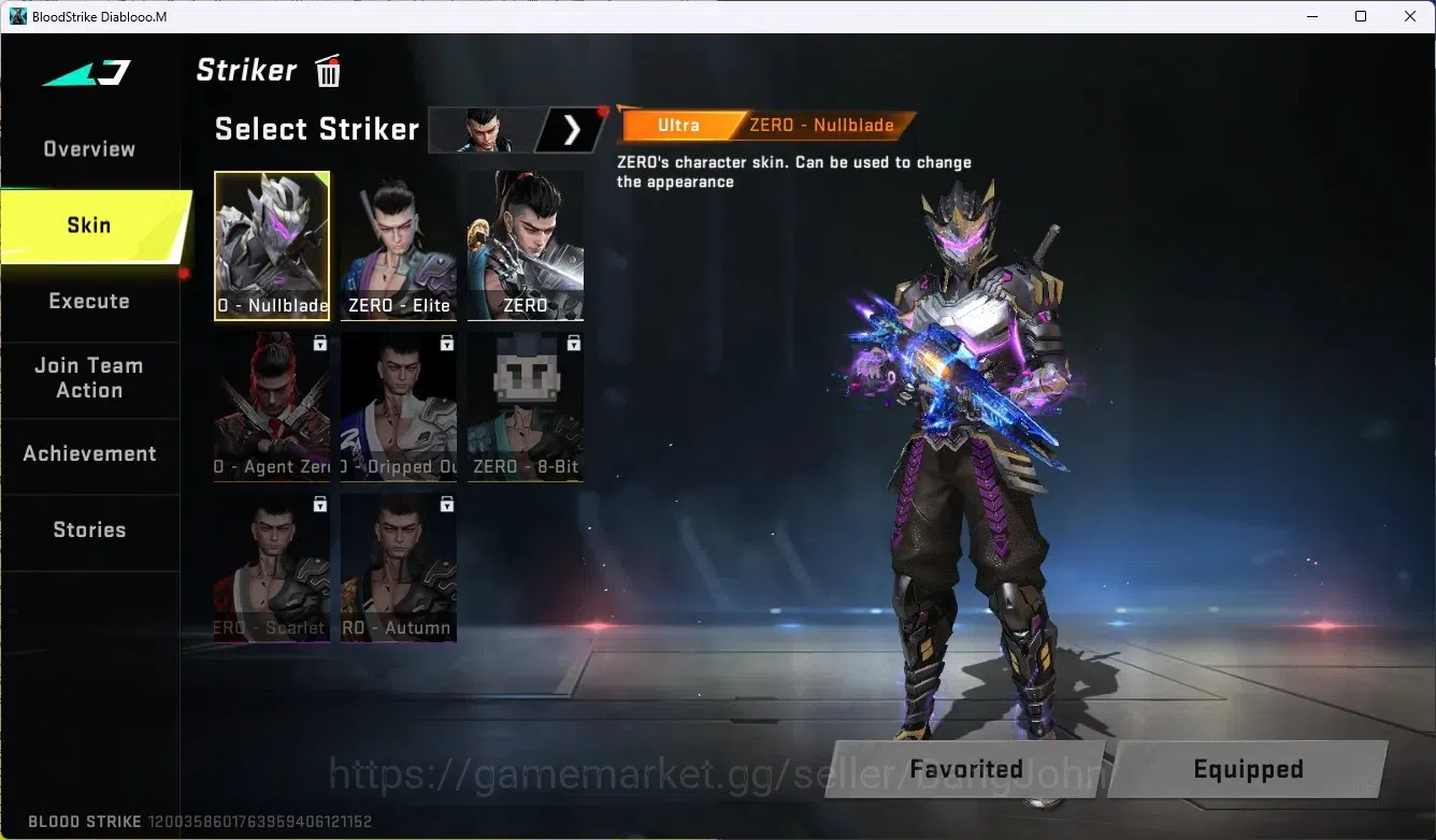 Blood Strike Accounts ASIA |1 Eternal: Desert Eagle-Scorpius |5 Collab G image 19