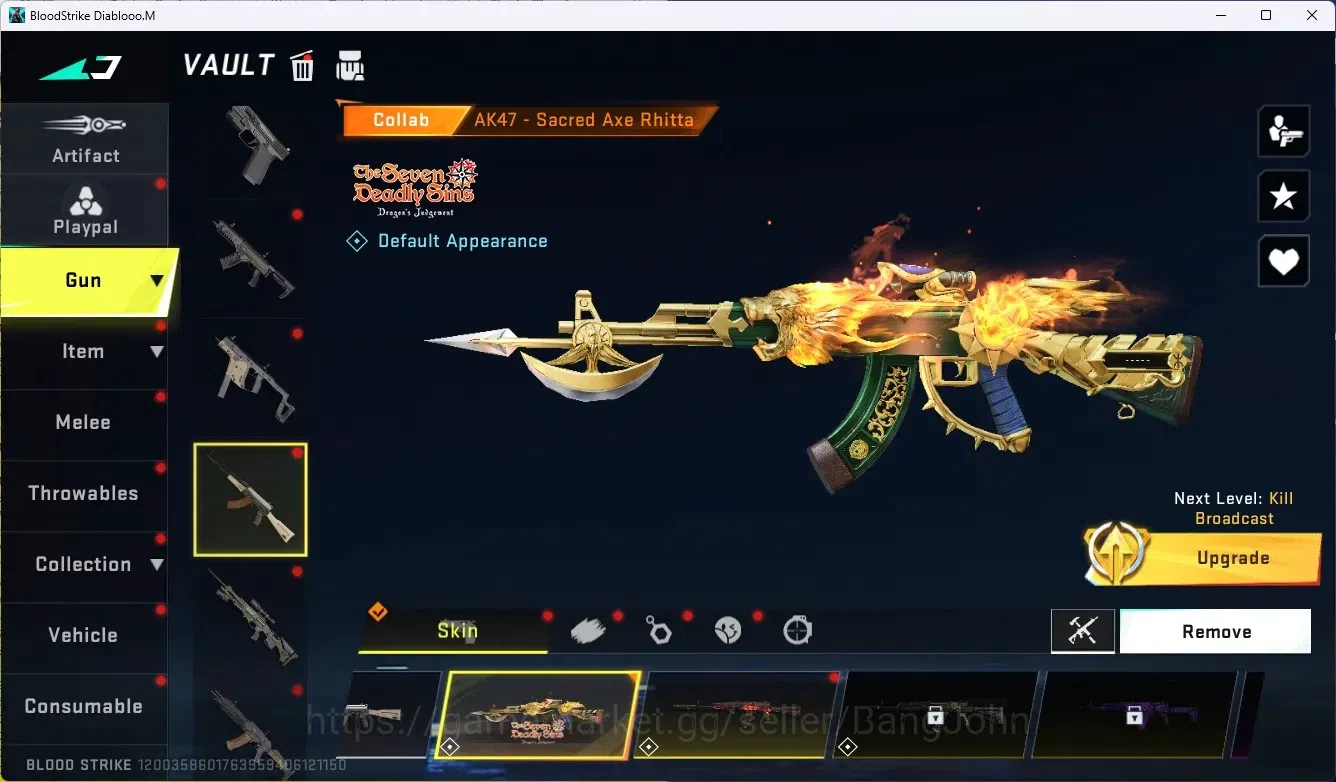 Blood Strike Accounts ASIA |1 Eternal: Desert Eagle-Scorpius |5 Collab G image 3
