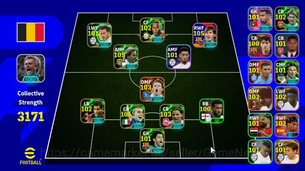eFootball Accounts Legends & Iconic Players Android|BigTime Scott McTominay,Raul,Frank Rijkaard|Epic Lionel 1