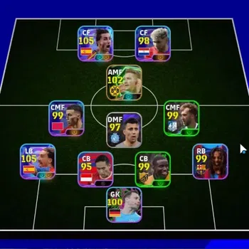 eFootball Accounts Legends & Iconic Players Android|6 Show Time Ferran Torres,Marc Cucurella,Lionel Messi| Epic Marco