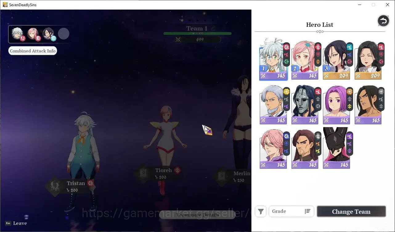The Seven Deadly Sins: Origin Accounts EUROPE |Fresh Starter Lvl 2|2 SSR| Merlin, Guila + image 3
