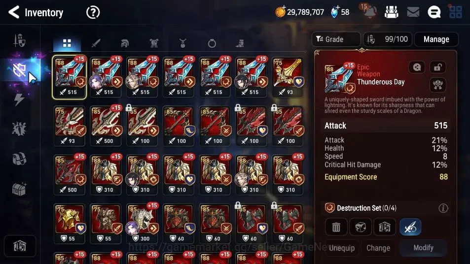 Epic Seven Accounts GLOBAL Unverif|New Era|6 ML(A Tywin,E Ilynav,LW Pe image 10