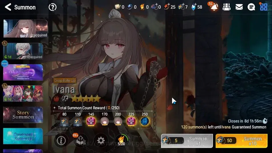 Epic Seven Accounts GLOBAL Unverif|New Era|6 ML(A Tywin,E Ilynav,LW Pe image 16