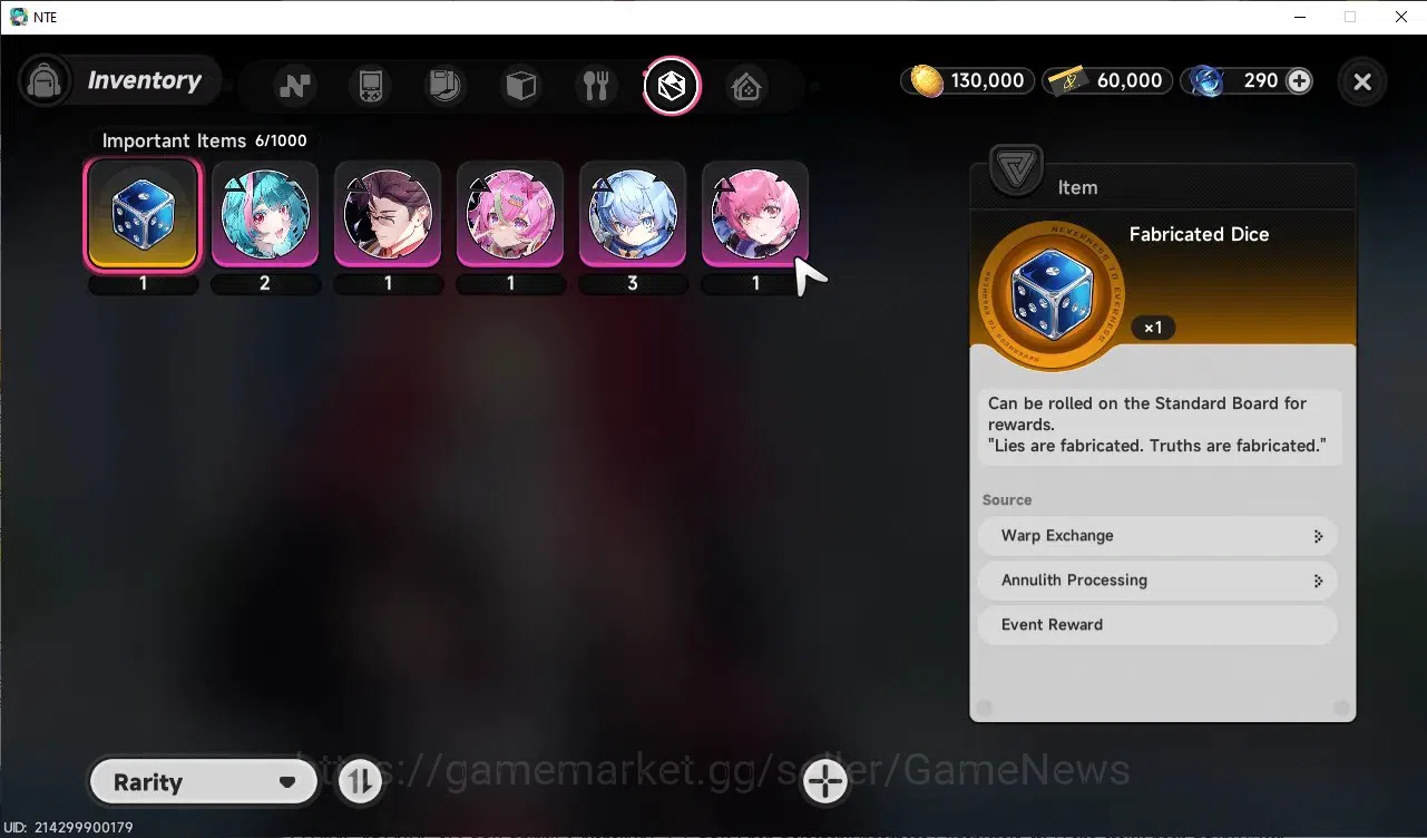 Neverness to Everness Accounts GLOBAL ASIA|HL 3|3 SSR 2 Limited Shinku,NanallyA1,Sakiri + 1 SSR Selector|Underboss 13