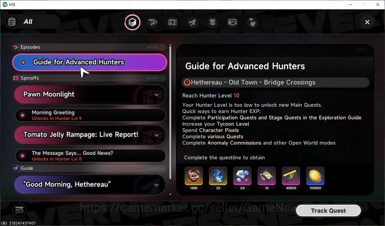 Neverness to Everness Accounts GLOBAL SEA|HL 7|4 SSR| Hotori, Jiuyuan, Daffodill, Sakiri |2 SSR Selector On|6 SR|Orchid 13