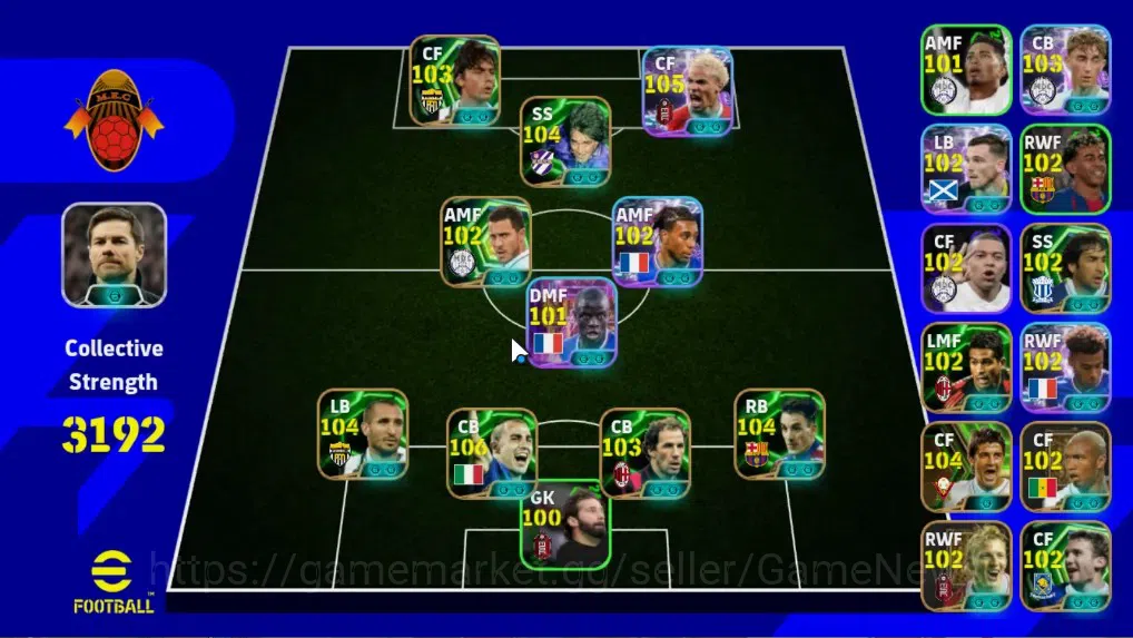 eFootball Accounts Android|BigTime Raul,David Beckham,Fabio Cannavaro image 1
