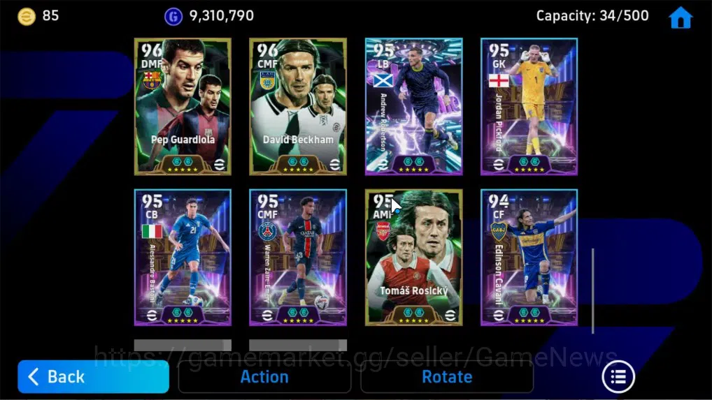 eFootball Accounts Android|BigTime Raul,David Beckham,Fabio Cannavaro image 9