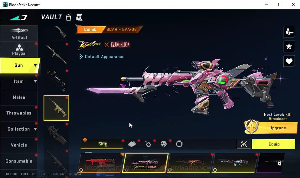 Blood Strike Accounts ASIA|3 ETERNAL[P90 Lv5,Melee Chainblade,ZERO-Oda]| image 13