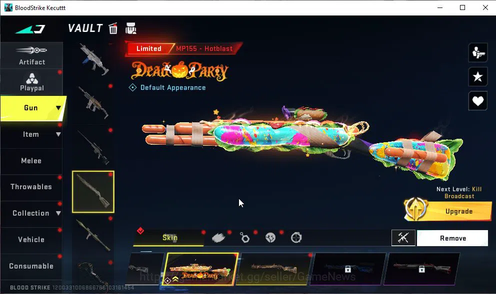 Blood Strike Accounts ASIA|3 ETERNAL[P90 Lv5,Melee Chainblade,ZERO-Oda]| image 14