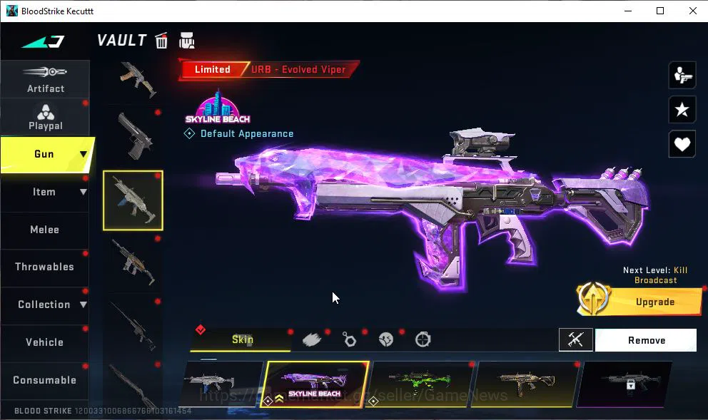 Blood Strike Accounts ASIA|3 ETERNAL[P90 Lv5,Melee Chainblade,ZERO-Oda]| image 15