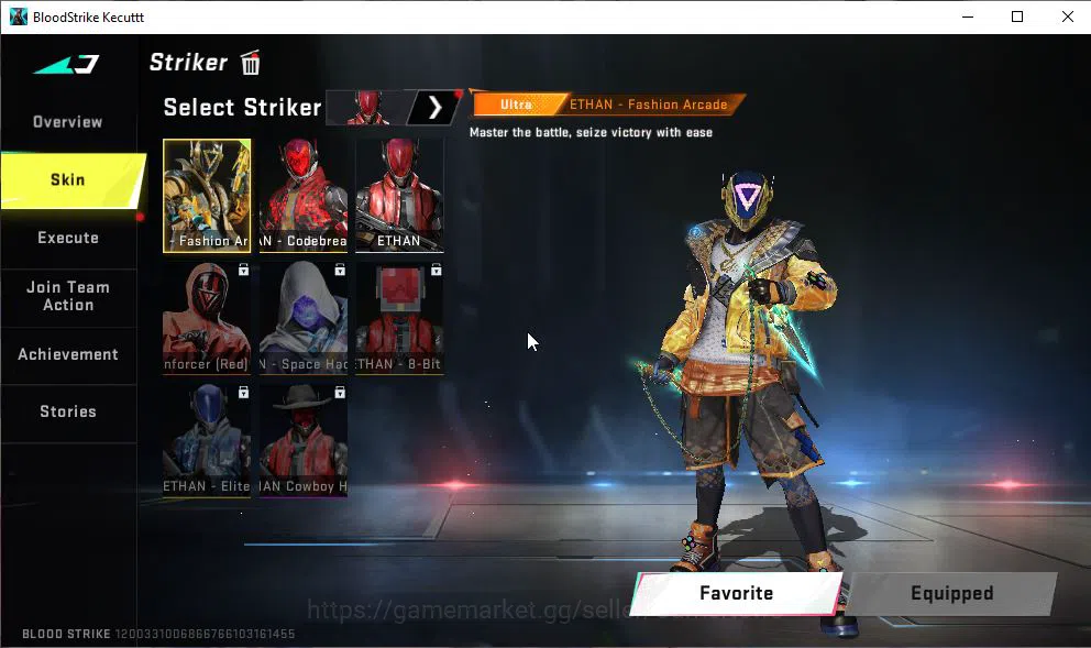 Blood Strike Accounts ASIA|3 ETERNAL[P90 Lv5,Melee Chainblade,ZERO-Oda]| image 18