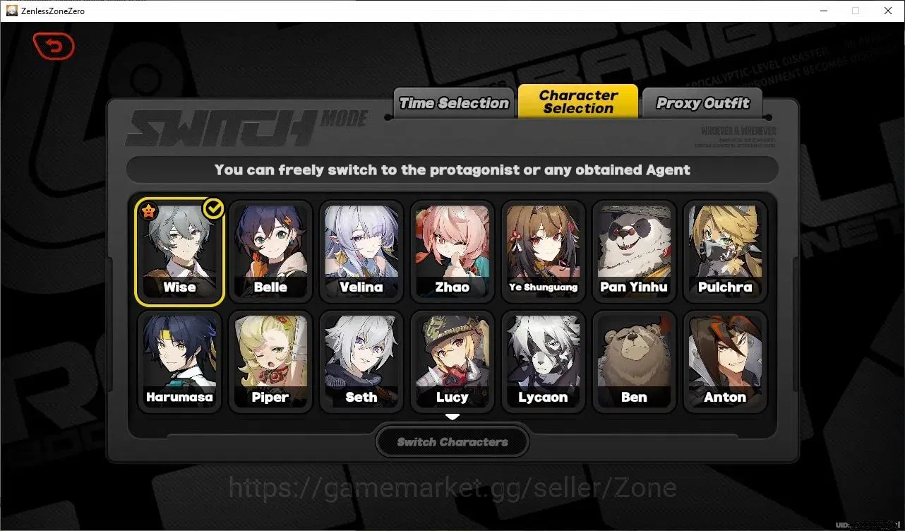 Zenless Zone Zero Accounts Others Asia|IK 45|5Limited (Ye Shunguang+Sign,Velina,PyroisM2,Zhao,Harumasa)|MC 1