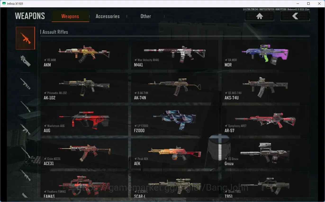 Arena Breakout Accounts Mobile | LV 30 | SV 141.3 M | CV 110 M | RS AKM, M image 13