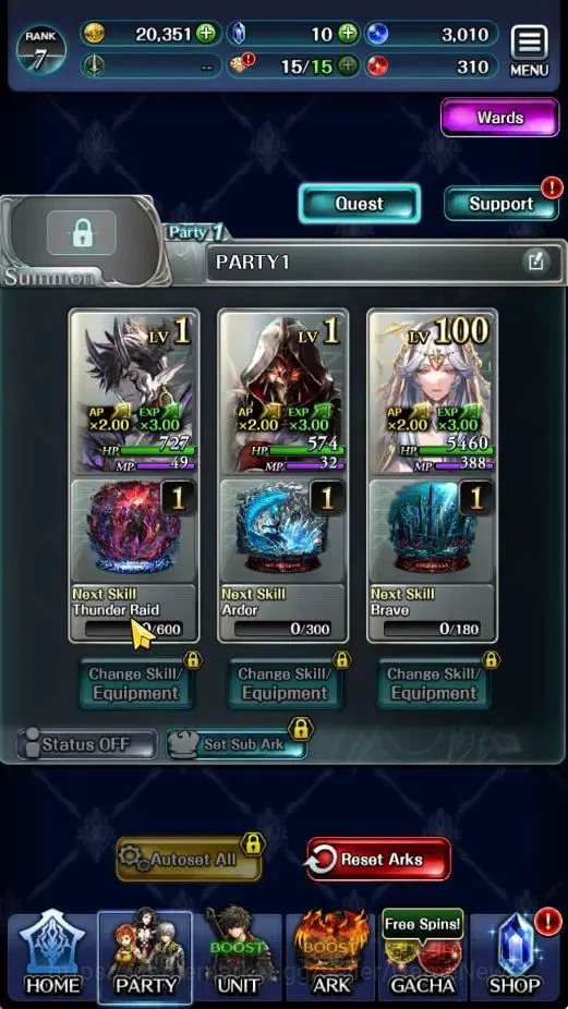 Last Cloudia Accounts GLOBAL |Rank 9 | Top Tier Unit [Demon Lord Judecca image 3
