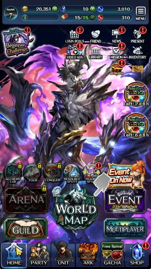 Last Cloudia Accounts GLOBAL |Rank 9 | Top Tier Unit [Demon Lord Judecca image 4
